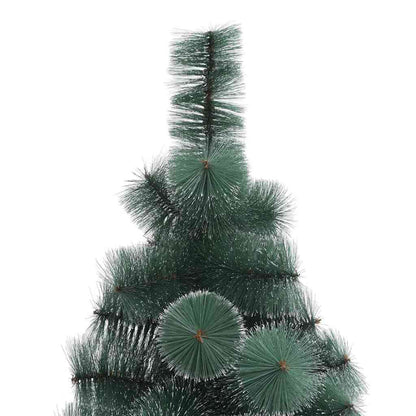 Artificial Pre-lit Kerstboom met Ballenset Groen 210 cm PET