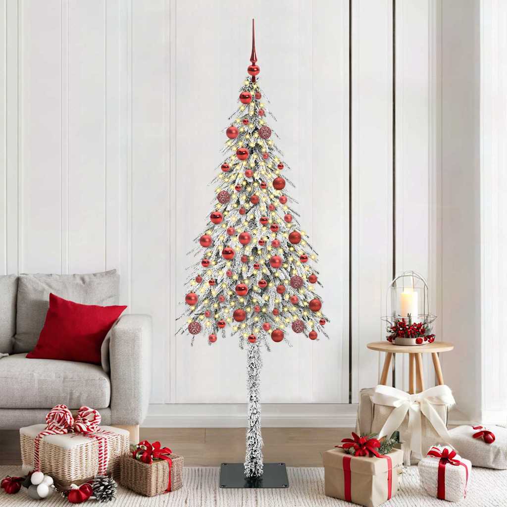 Kerstboom met 300 LED met standaard Wit 180 cm PE en staal