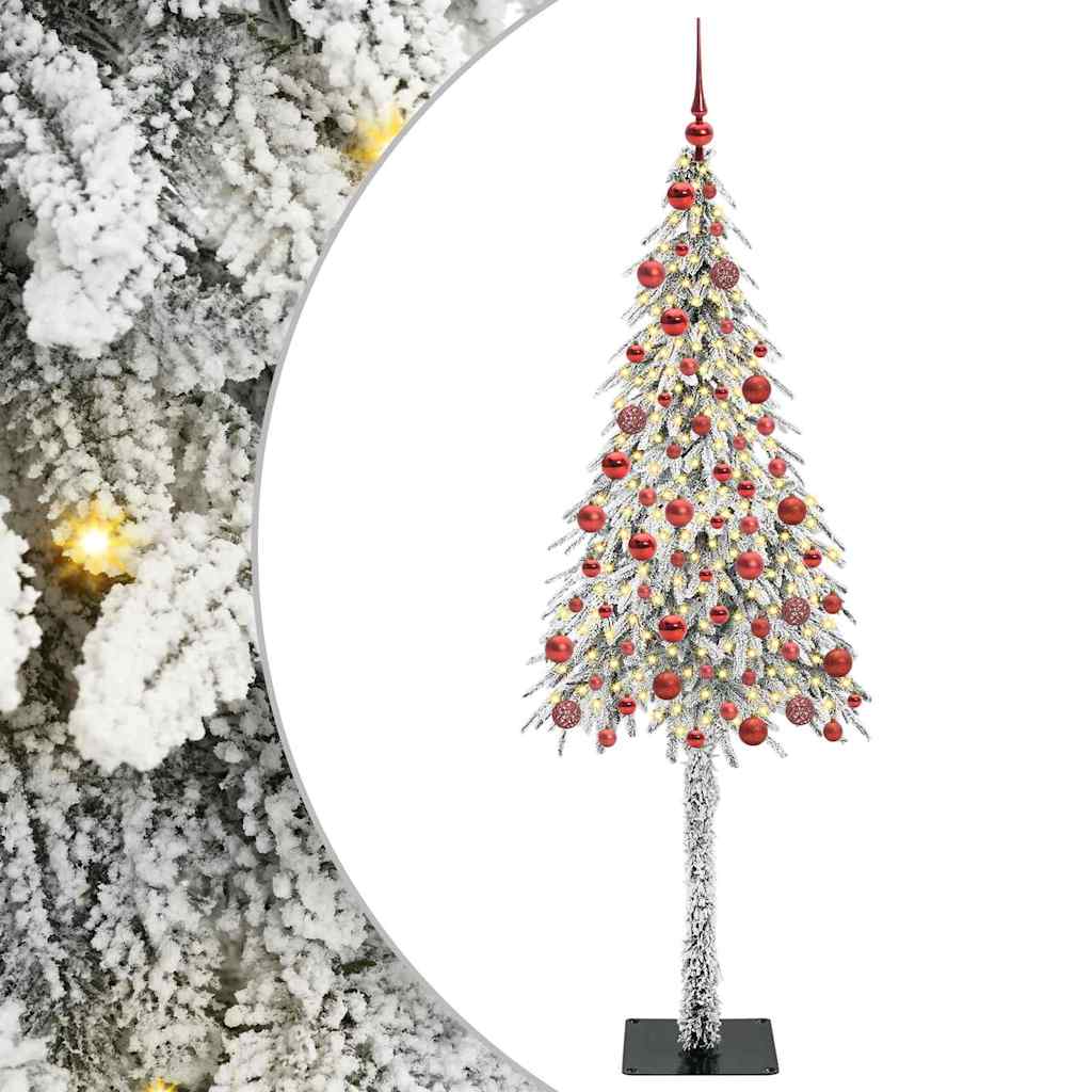 Kerstboom met 300 LED met standaard Wit 180 cm PE en staal