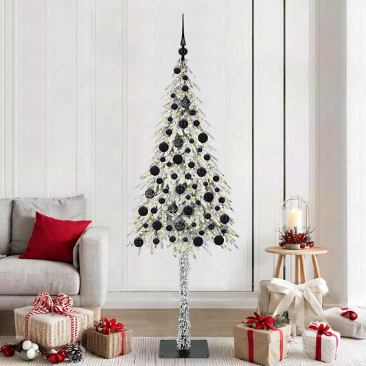 Kerstboom met 300 LED met standaard Wit 180 cm PE en staal