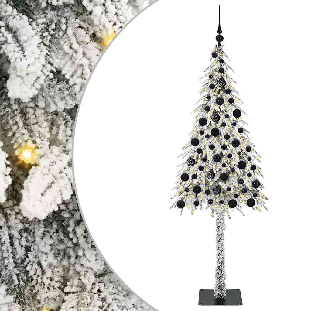 Kerstboom met 300 LED met standaard Wit 180 cm PE en staal