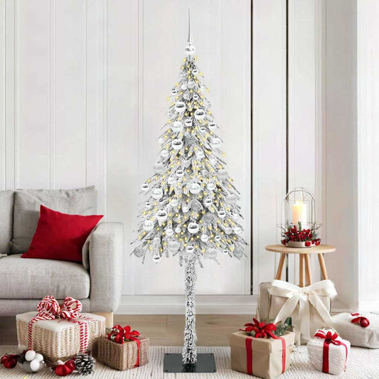 Kerstboom met 300 LED met standaard Wit 180 cm PE en staal
