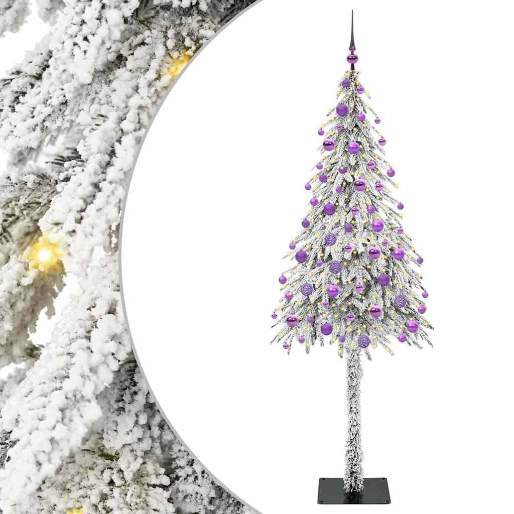Kerstboom met 300 LED met standaard Wit 180 cm PE en staal