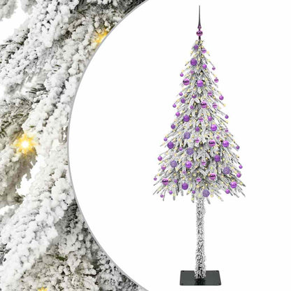 Kerstboom met 300 LED met standaard Wit 180 cm PE en staal