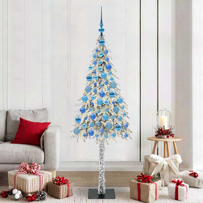 Kerstboom met 300 LED met standaard Wit 180 cm PE en staal
