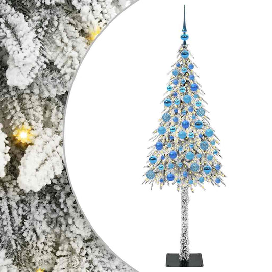 Kerstboom met 300 LED met standaard Wit 180 cm PE en staal