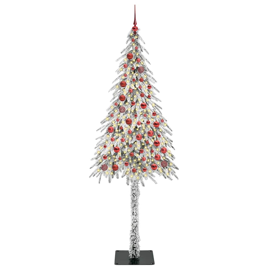 Kerstboom met 300 LED met standaard Wit 210 cm PE en staal