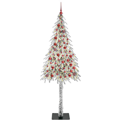Kerstboom met 300 LED met standaard Wit 210 cm PE en staal