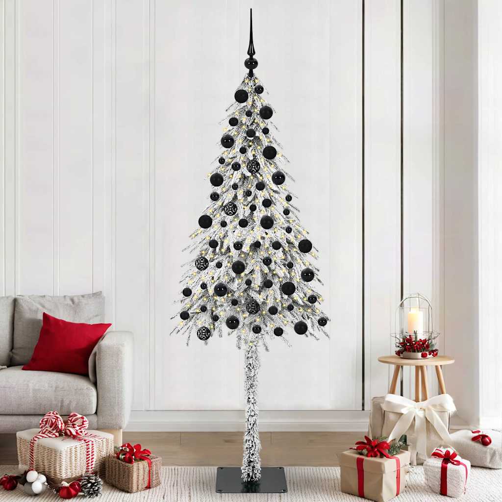 Kerstboom met 300 LED met standaard Wit 210 cm PE en staal