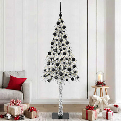 Kerstboom met 300 LED met standaard Wit 210 cm PE en staal