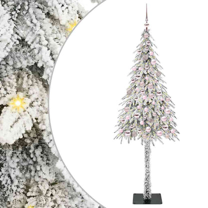 Kerstboom met 300 LED met standaard Wit 210 cm PE en staal