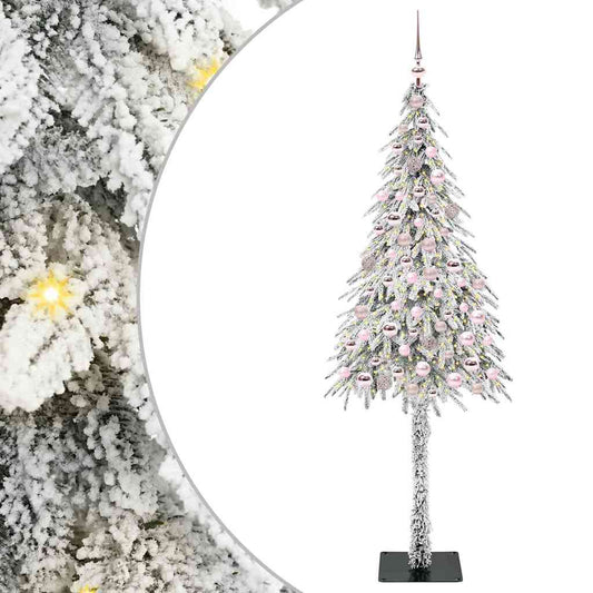 Kerstboom met 300 LED met standaard Wit 210 cm PE en staal