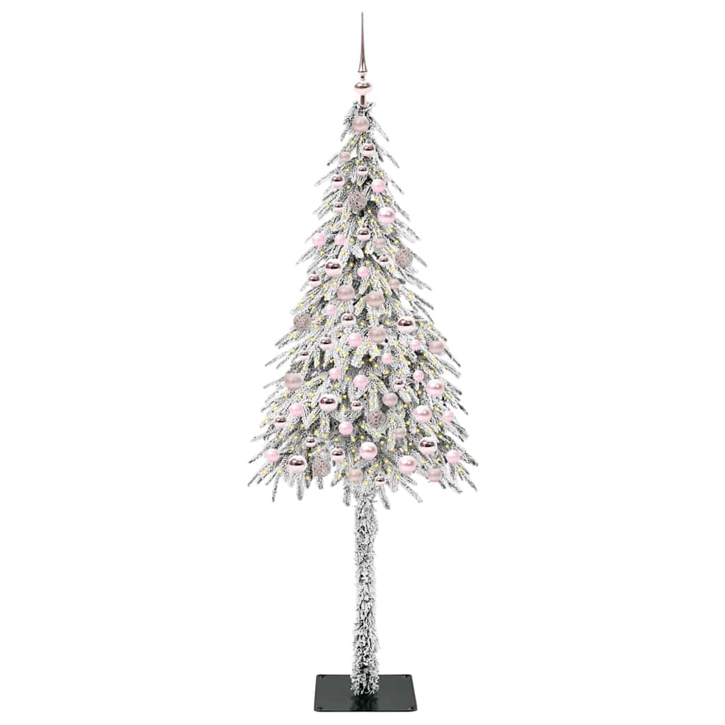 Kerstboom met 300 LED met standaard Wit 210 cm PE en staal