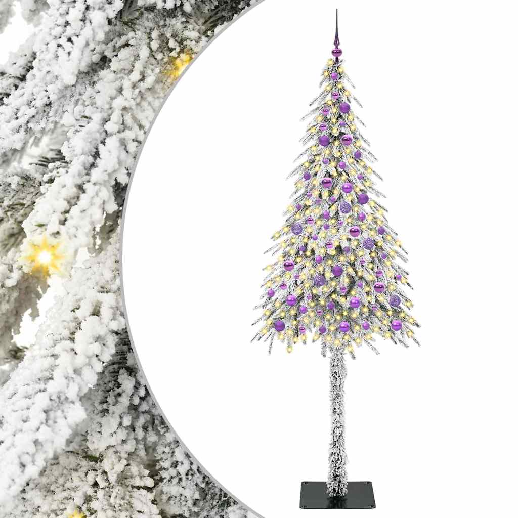 Kerstboom met 300 LED met standaard Wit 210 cm PE en staal