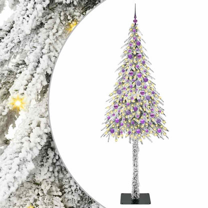 Kerstboom met 300 LED met standaard Wit 210 cm PE en staal