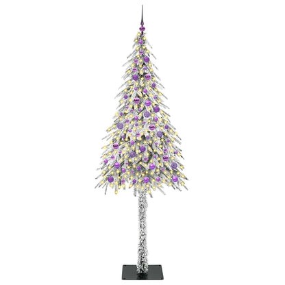 Kerstboom met 300 LED met standaard Wit 210 cm PE en staal