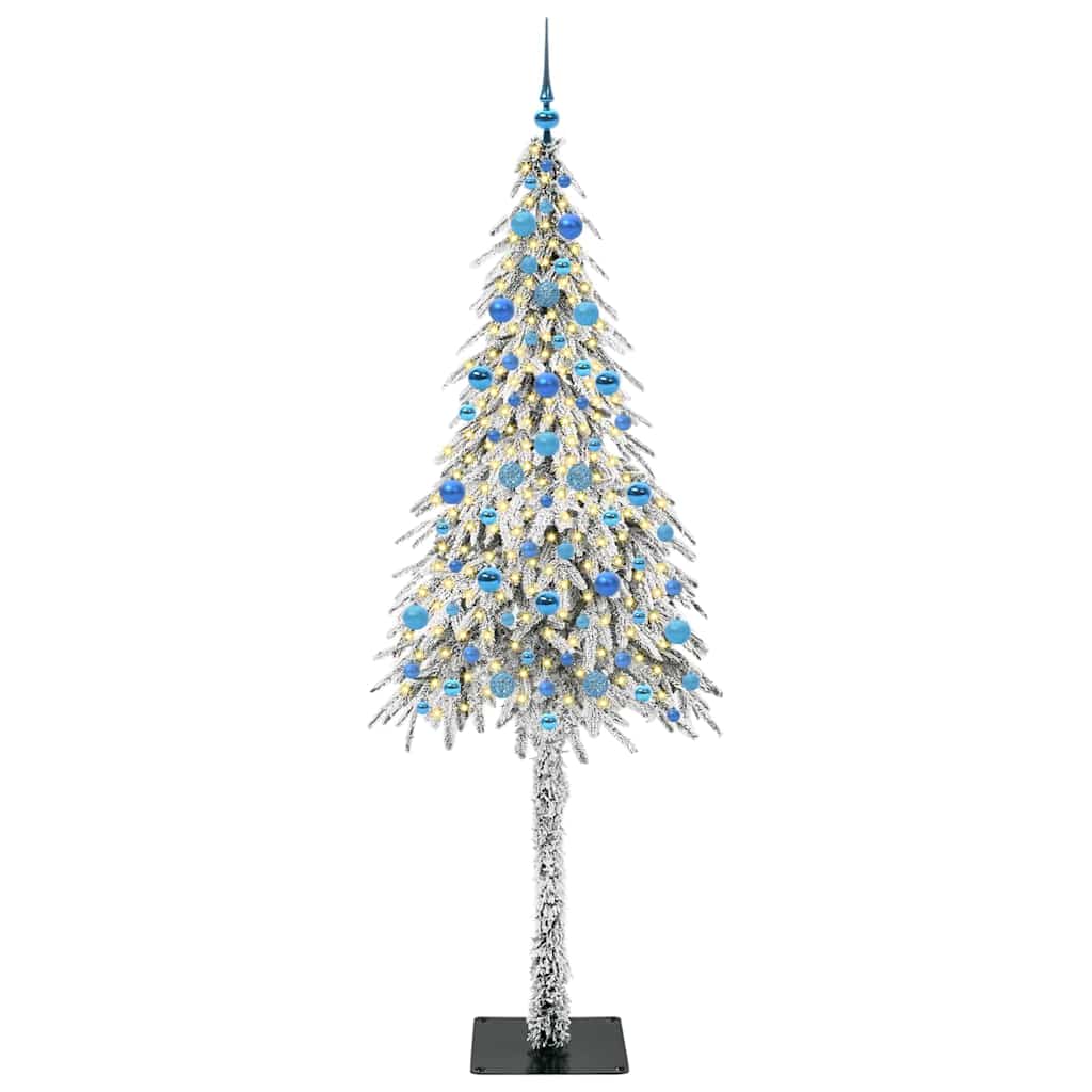 Kerstboom met 300 LED met standaard Wit 210 cm PE en staal