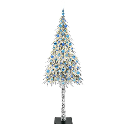 Kerstboom met 300 LED met standaard Wit 210 cm PE en staal