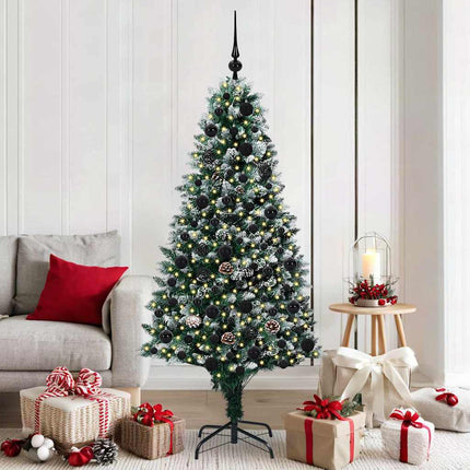 Kunstkerstboom Groen 150 Cm Pvc En Staal En Kunststof
