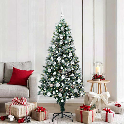 Kunstkerstboom Groen 150 Cm Pvc En Staal En Kunststof