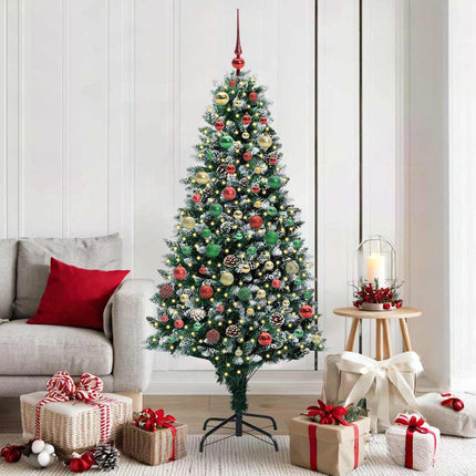 Kunstkerstboom Groen 150 Cm Pvc En Staal En Kunststof