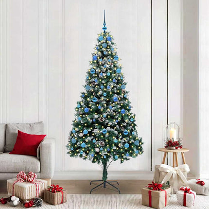 Kunstkerstboom Groen 150 Cm Pvc En Staal En Kunststof
