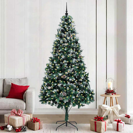 Kunstkerstboom Groen 150 Cm Pvc En Staal En Kunststof