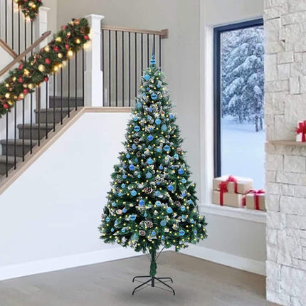 Kunstkerstboom Groen 150 Cm Pvc En Staal En Kunststof