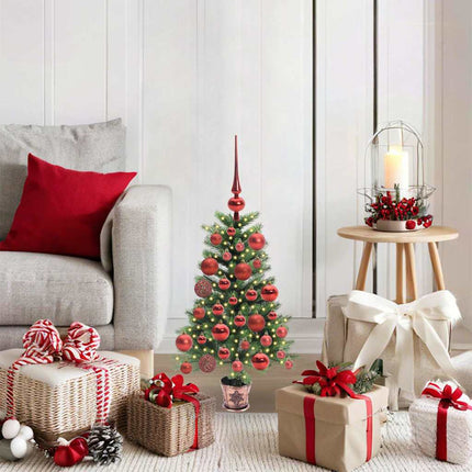 Kerstboom Met 150 Led Met Standaard Groen 65 Cm Pe