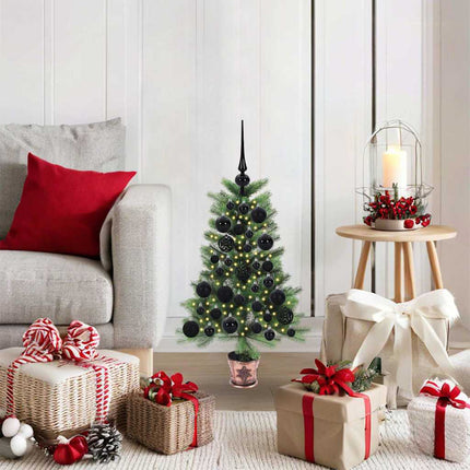 Kerstboom Met 150 Led Met Standaard Groen 65 Cm Pe