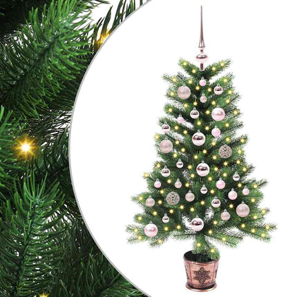 Kerstboom Met 150 Led Met Standaard Groen 65 Cm Pe