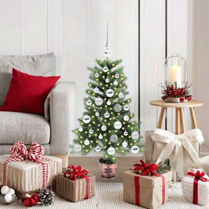 Kerstboom Met 150 Led Met Standaard Groen 65 Cm Pe