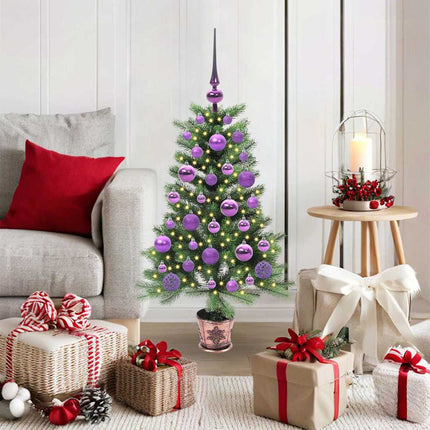Kerstboom Met 150 Led Met Standaard Groen 65 Cm Pe