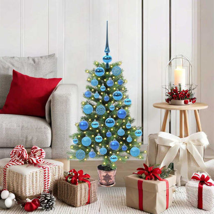 Kerstboom Met 150 Led Met Standaard Groen 65 Cm Pe
