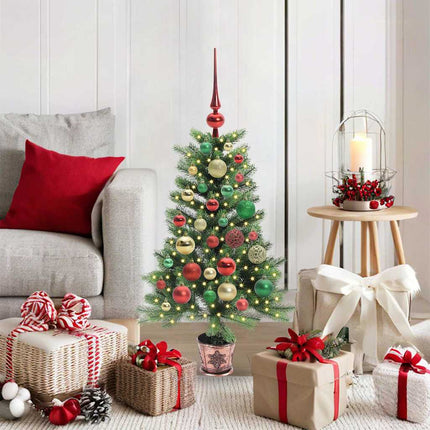 Kerstboom Met 150 Led Met Standaard Groen 65 Cm Pe