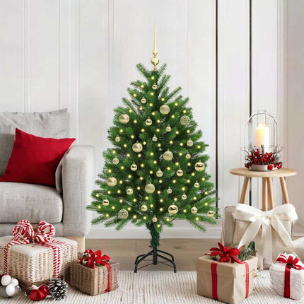 Kerstboom Met 150 Led Met Standaard Groen 65 Cm Pe