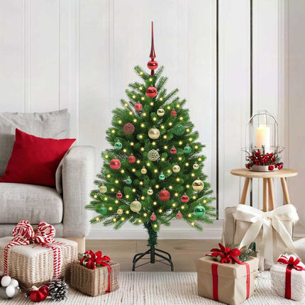Kerstboom Met 150 Led Met Standaard Groen 65 Cm Pe