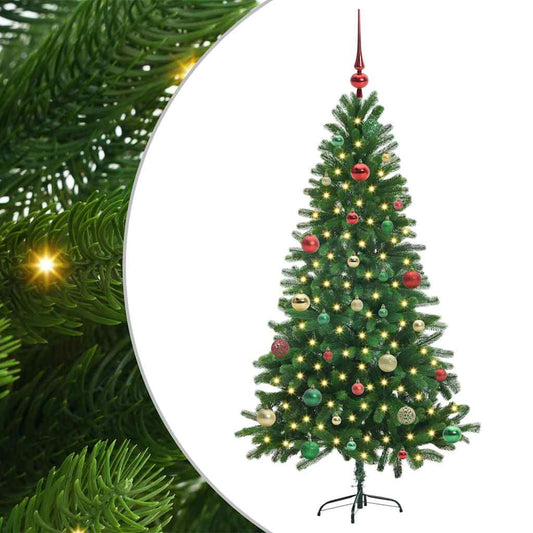 Kerstboom met 150 LED met standaard Groen 150 cm PE