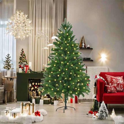 Kerstboom Met 150 Led Met Standaard Groen 65 Cm Pe