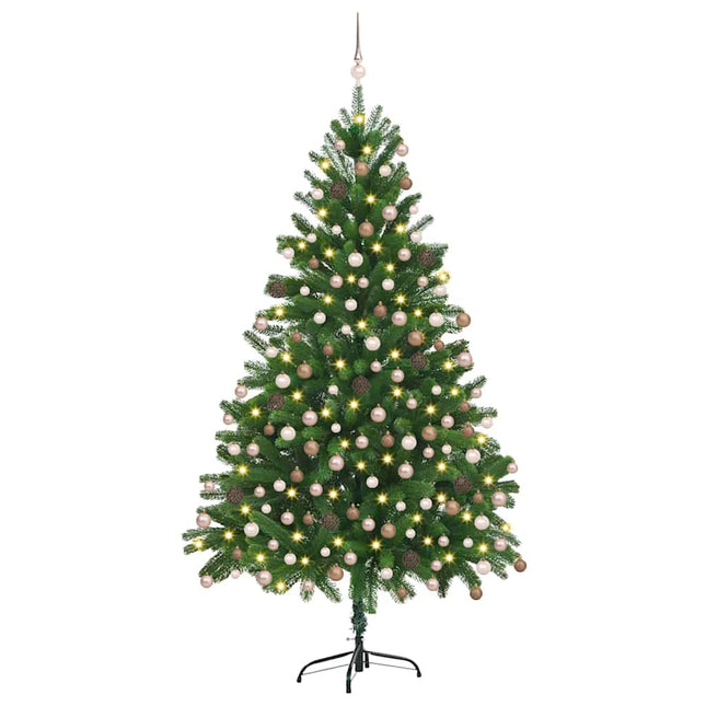 Kerstboom Met 300 Led Met Standaard Groen 180 Cm Pe