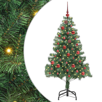 Kerstboom met 150 LED met standaard Groen 150 cm PVC