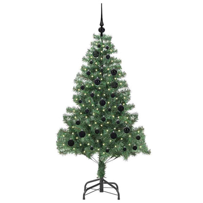 Kerstboom met 150 LED met standaard Groen 150 cm PVC