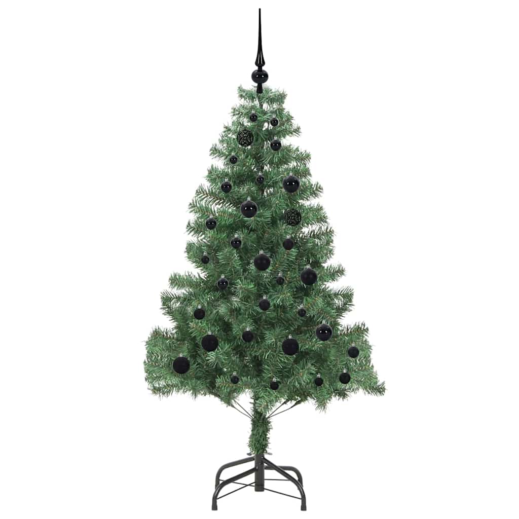 Kerstboom met 150 LED met standaard Groen 150 cm PVC