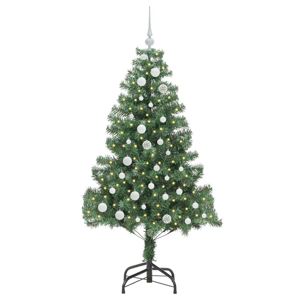 Kerstboom met 150 LED met standaard Groen 150 cm PVC