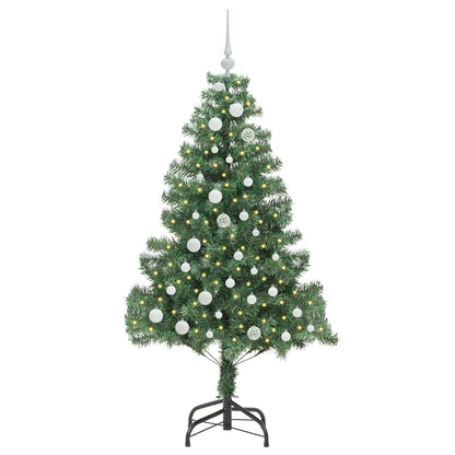 Kerstboom met 150 LED met standaard Groen 150 cm PVC