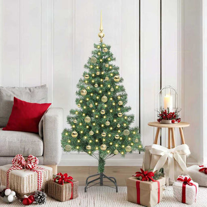Kerstboom met 150 LED met standaard Groen 150 cm PVC