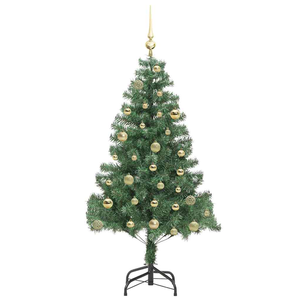 Kerstboom met 150 LED met standaard Groen 150 cm PVC