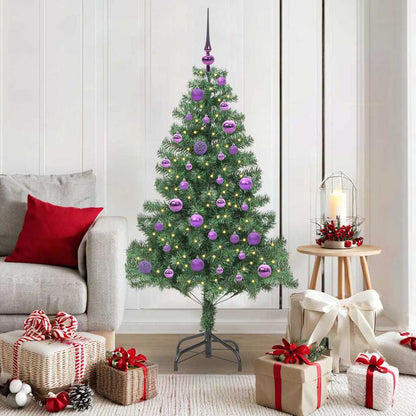 Kerstboom met 150 LED met standaard Groen 150 cm PVC