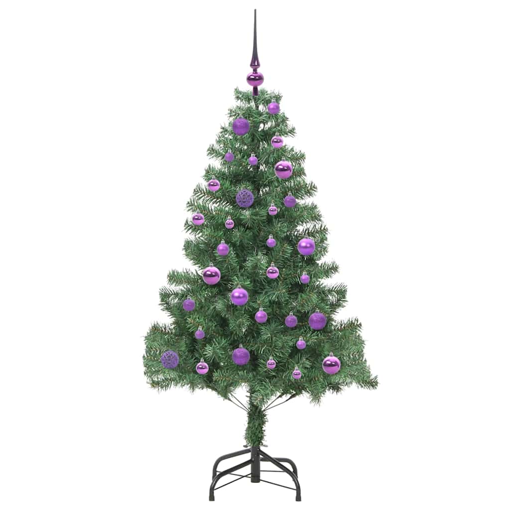 Kerstboom met 150 LED met standaard Groen 150 cm PVC