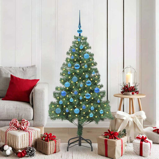 Kerstboom met 150 LED met standaard Groen 150 cm PVC
